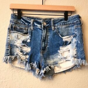 American Eagle High Rise Jean Shorts